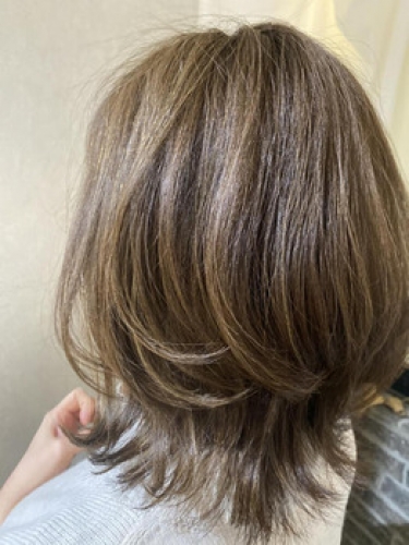 白髪は黒くしない、ぼかしハイライト【SAE】