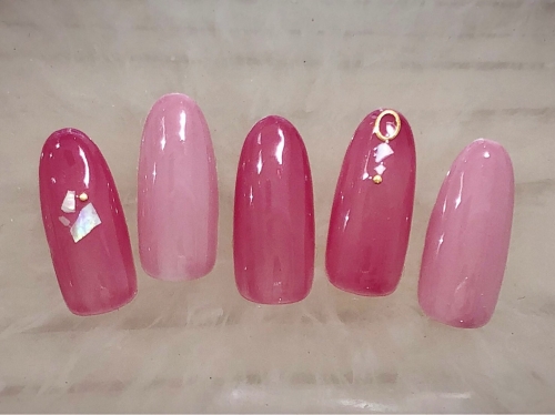 ピンクの定額シンプル☆高田馬場 美容室 酸熱 髪質改善トリートメント