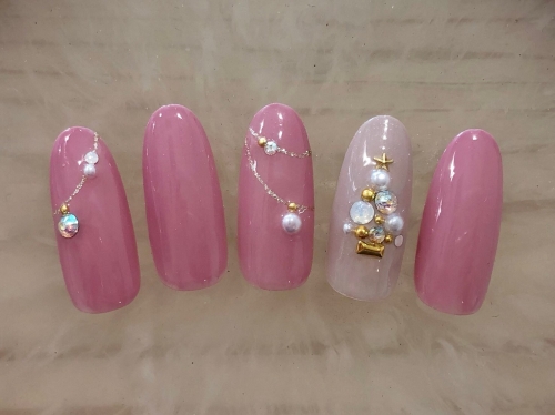 可愛いツリーネイル☆高田馬場 ネイル マツエク