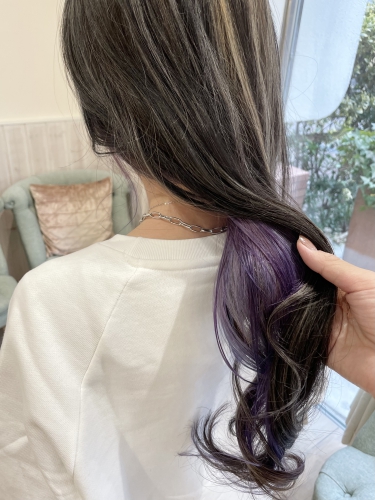 おしゃれママさんインナーカラー