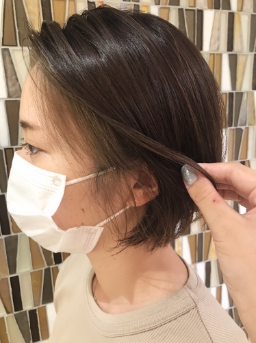 バングカラー大人女子バージョン♪