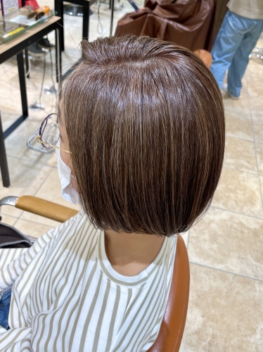 白髪ぼかしハイライト