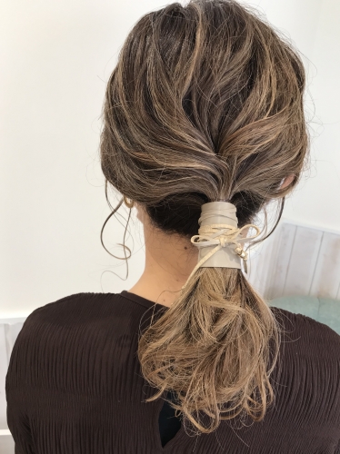 ヘアアレンジもお任せください☆