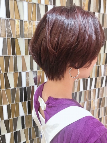 秋に向けて質感ショート