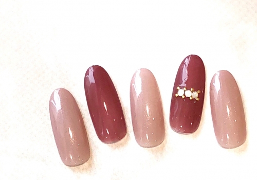 30代〜60代の大人の女性にオススメ☆秋カラーネイル☆高田馬場 ネイル マツエク