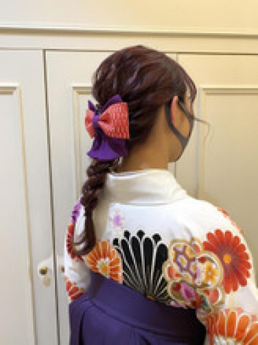 卒業式　着付けヘアセット　北千住