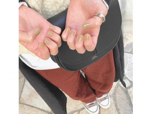 ピスタチオネイルしました。