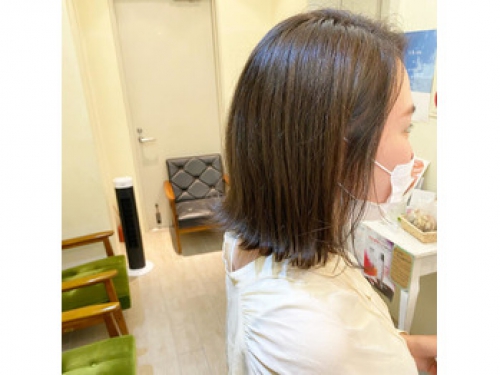 ぱつっとボブ　北千住　