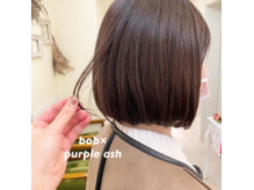 切りっぱなしボブ　北千住