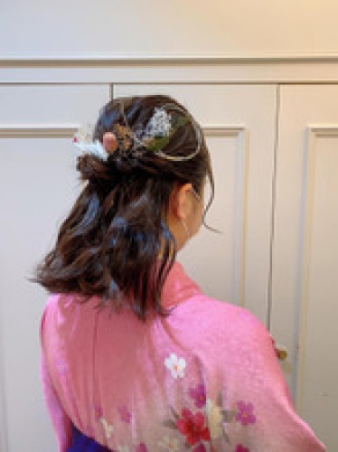 卒業式　着付けヘアセット　北千住