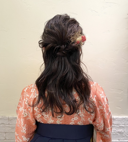 袴　着付け　北千住