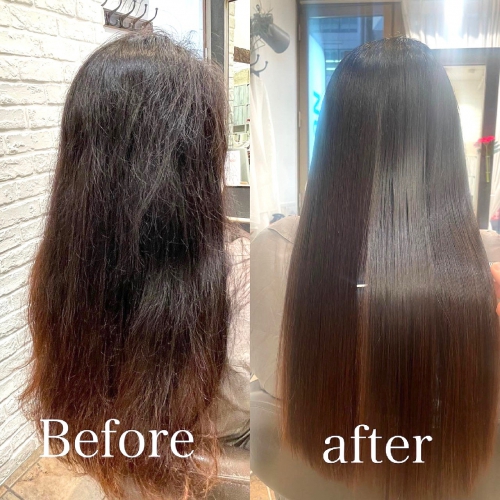 髪質の劇的な変化に驚きます！酸熱トリートメント☆高田馬場 美容室 髪質改善