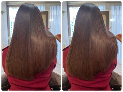 毛先までサラ艶髪に☆酸熱トリートメント