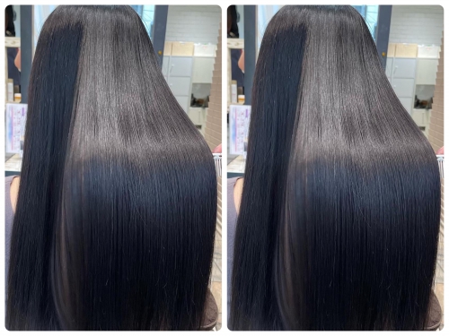 ダメージを軽減きてナチュラルストレートに