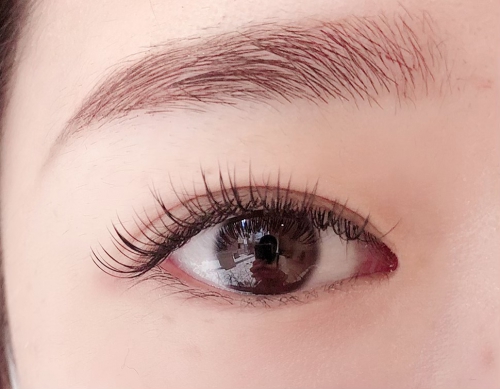 二重幅に合わせたフラットラッシュデザイン[相模大野]