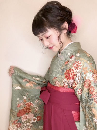 卒業式袴着付け予約受付中です☆