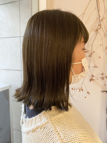 ハネても可愛い☆切りっぱなしボブ