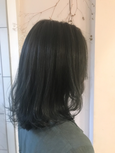 赤み除去！オリーブアッシュカラー