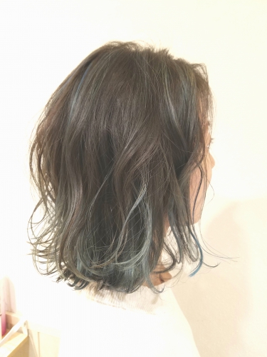 ☆色落ちも楽しめるミントグレージュ☆