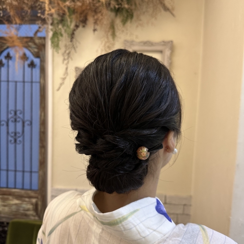 浴衣 ヘアセット 北千住