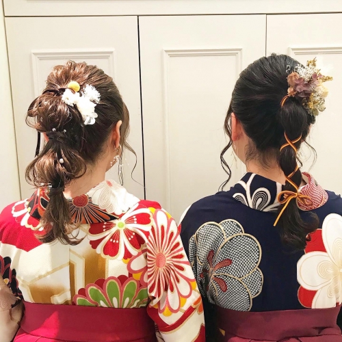 卒業式ヘアセット 北千住