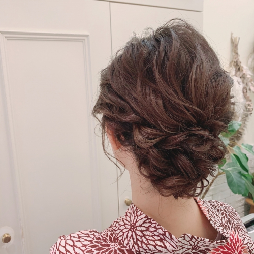 浴衣着付け☆ヘアセット