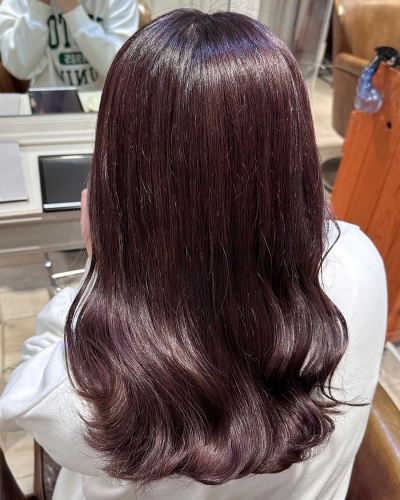 透明感ラベンダーカラー