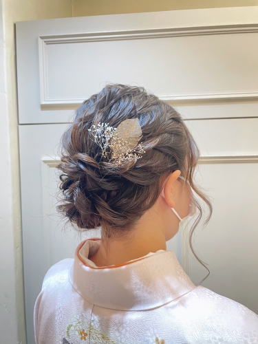 卒業式 ドライフラワー