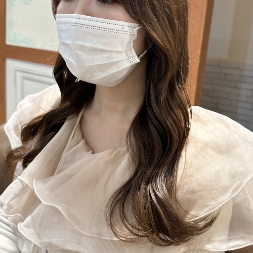 韓国風 顔周りカット