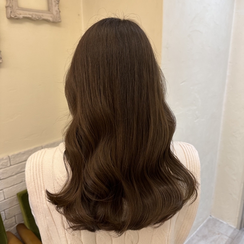 透明感満載 ブラウンカラー