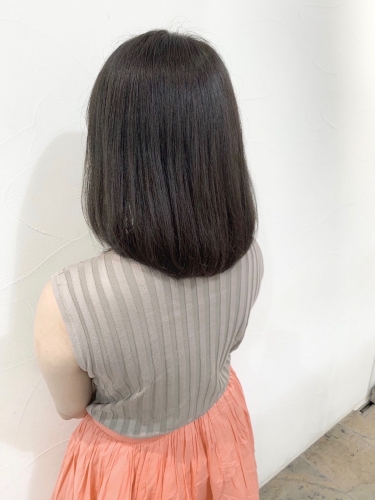 アディクシーカラーサファイアで艶髪へ☆高田馬場 美容室 酸熱 髪質改善トリートメント