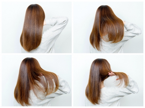 綺麗なナチュラルストレート☆高田馬場 美容室 酸熱 髪質改善トリートメント