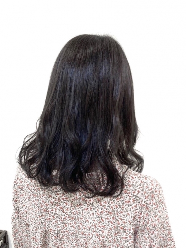 大人可愛い♪透明感のあるゆるふわミディアム☆高田馬場 美容室 酸熱 髪質改善トリートメント