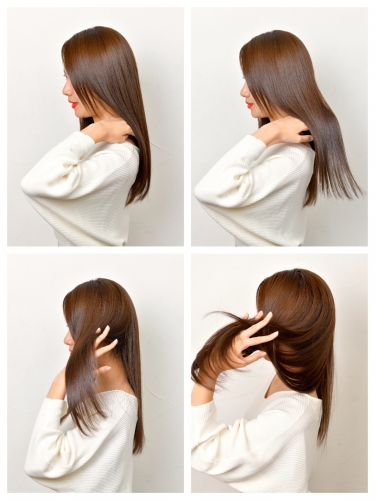 大人可愛いロングヘア☆高田馬場 美容室 酸熱 髪質改善トリートメント