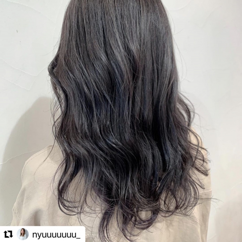 ブルーアッシュ×グレーハイライト