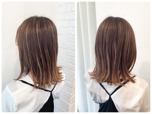 ヘーゼルベージュ×ハイライト