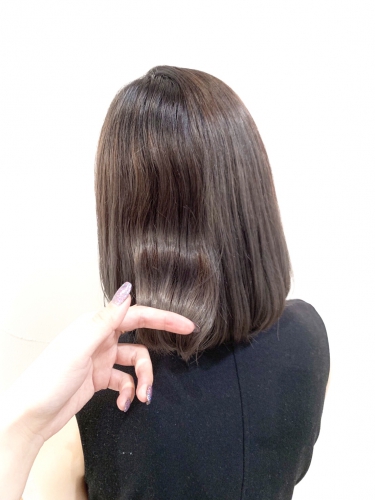 大人っぽくアンニュイなアディクシーカラー☆高田馬場 美容室 酸熱 髪質改善トリートメント