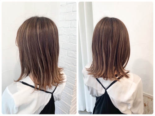 ヘーゼルベージュ×ハイライト