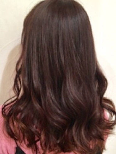 可愛いバイオレットアッシュ☆高田馬場 美容室 酸熱 髪質改善トリートメント