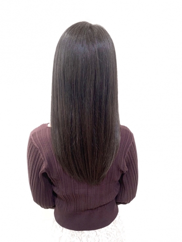 ショコラブラウン×酸熱トリートメントで艶カラースタイル☆高田馬場 美容室 酸熱 髪質改善トリートメント