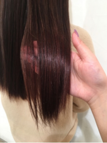 艶感！ピンクパープル☆高田馬場 美容室 酸熱  髪質改善トリートメント