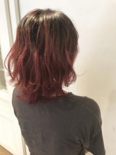 ☆今どきオシャレカラーはバレイヤージュで決まり☆　ピンク　ブリーチ　デザインカラー　可愛い　おしゃれ　向ヶ丘遊園　登戸