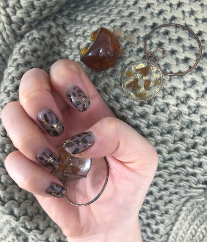 秋レオパードネイル☆荻窪 美容室 arc