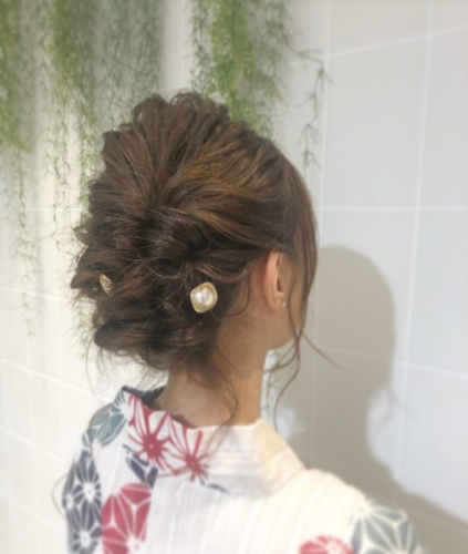 ゆるふわ編み込みアレンジ☆荻窪　美容室　arc by neolive