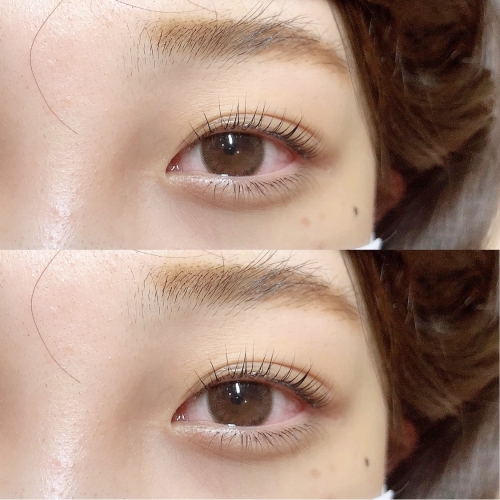 パリジェンヌラッシュリフト×下まつげエクステ