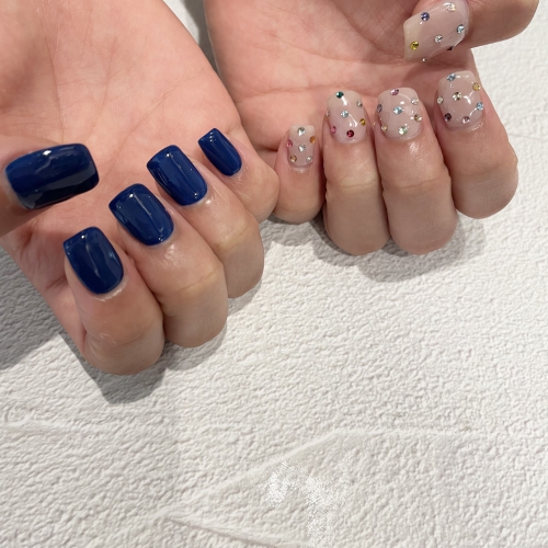 個性派ちぐはぐネイル