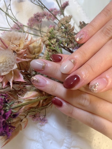 秋にオススメデザイン☆パラジェル使用☆