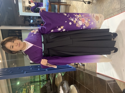 袴　着付け練習　中板橋　美容室　Neolive north