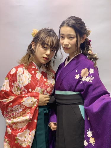 卒業式ヘア　袴着付け　予約受付中　中板橋　美容室　Neolive north