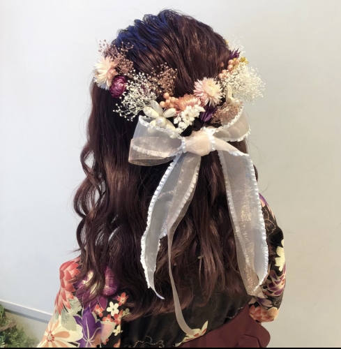 【卒業式袴着付け】池袋美容室　Neolive  東口　卒業式袴着付け　ヘアセットメイク　キッズルーム